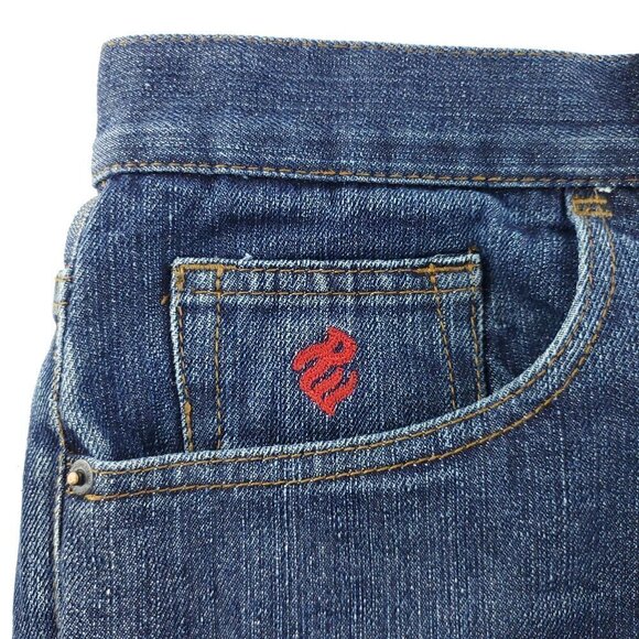 Rocawear Classic Fit Jeans Dark Wash Denim Pants Men's 38x32 - Picture 5 of 12